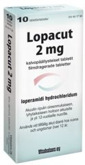 LOPACUT tabletti, kalvopäällysteinen 2 mg 10 fol