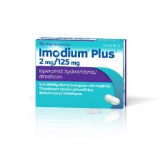 IMODIUM PLUS tabletti 2/125 mg 12 fol